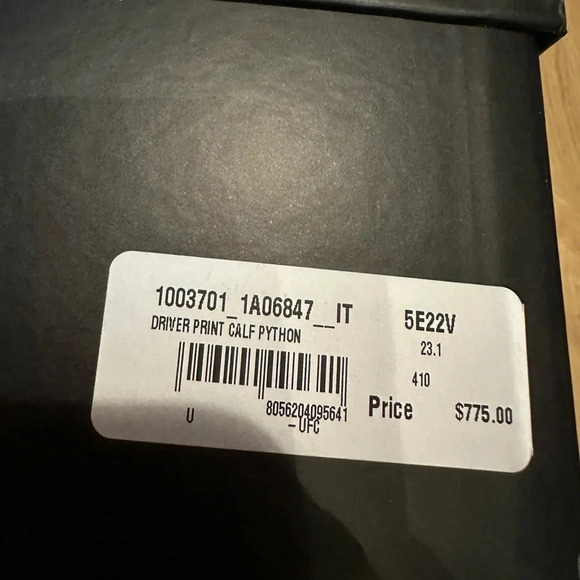 Versace Python print loafers size 41 - Picture 15 of 16